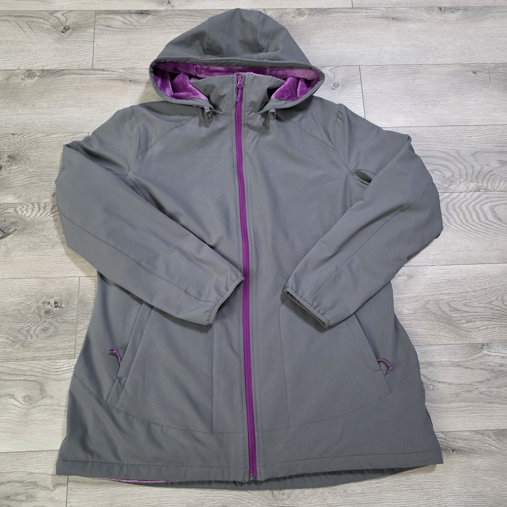 Duluth Trading Company Frostmite Parka Gray Women's Jacket Size XL Lined NWT